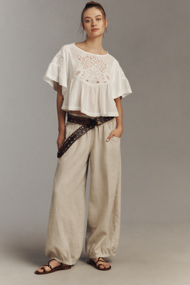 4our Dreamers Linen Balloon Pants