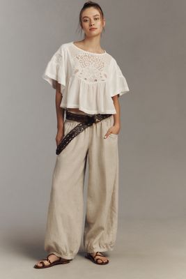 4OUR Dreamers Linen Balloon Pants
