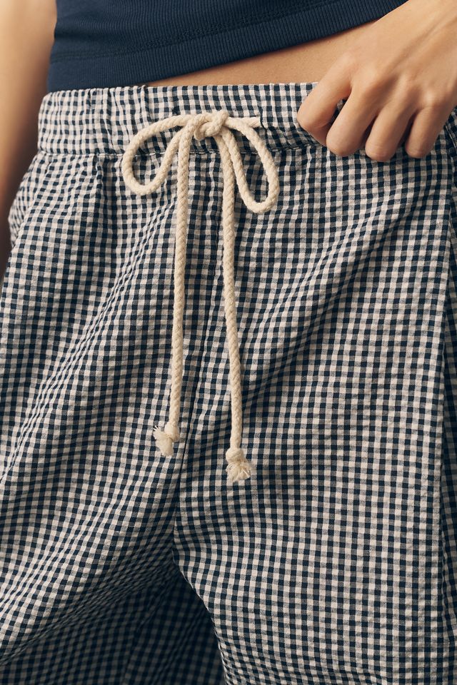 4OUR Dreamers Drawstring Gingham Pants #2