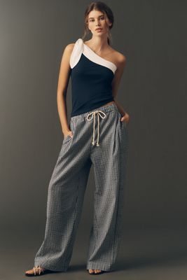 4OUR Dreamers Drawstring Gingham Pants