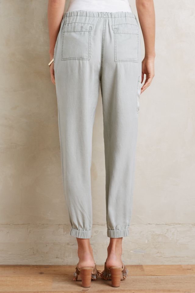 Drawstring Silk Joggers #2