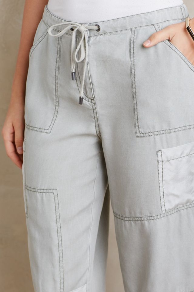 Drawstring Silk Joggers #3