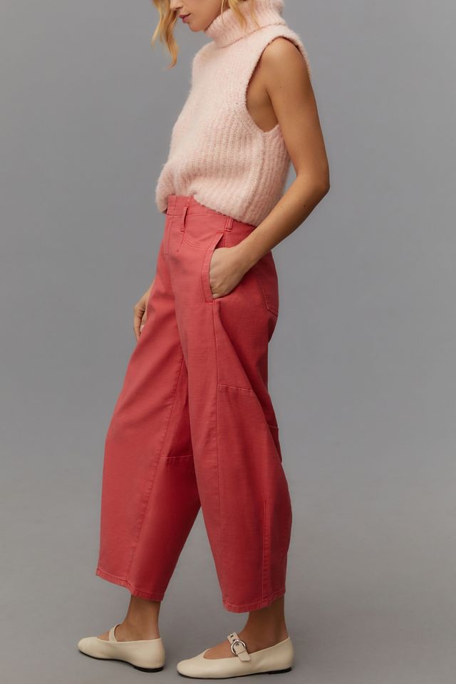 Pilcro Cropped Vintage Barrel Pants  #3