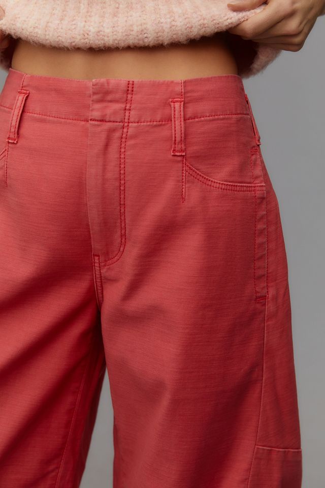 Pilcro Cropped Vintage Barrel Pants  #4
