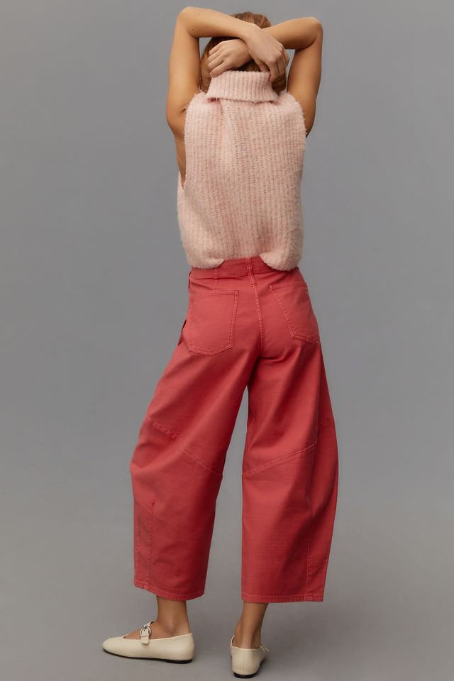 Pilcro Cropped Vintage Barrel Pants  #5