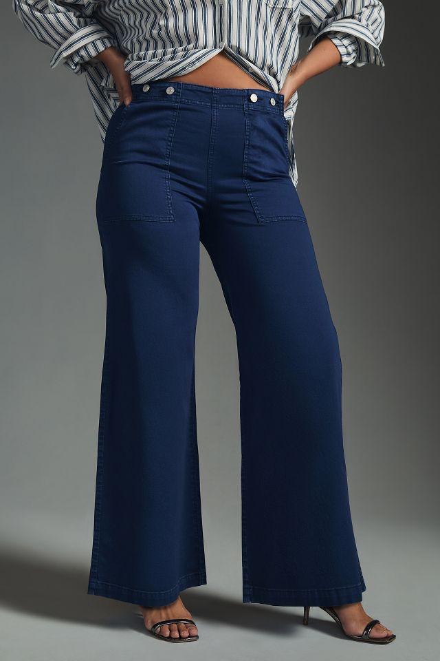 The Kit High-Rise Wide-Leg Utility Trousers