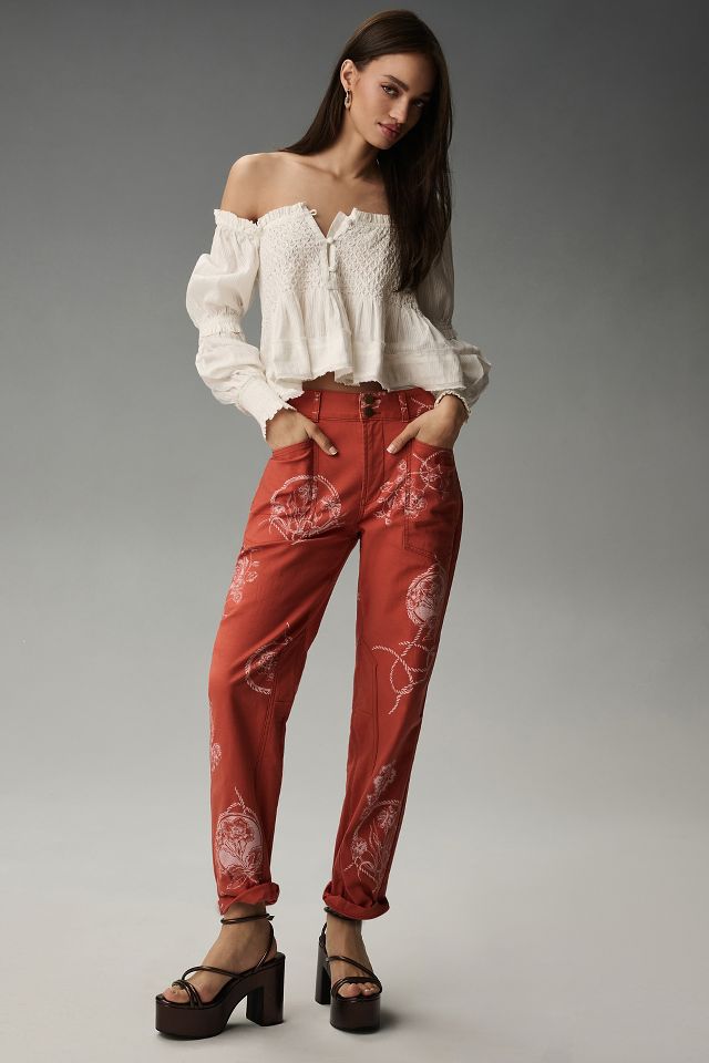 Pilcro Relaxed Ankle-Tie Pants  Anthropologie Japan - Women's