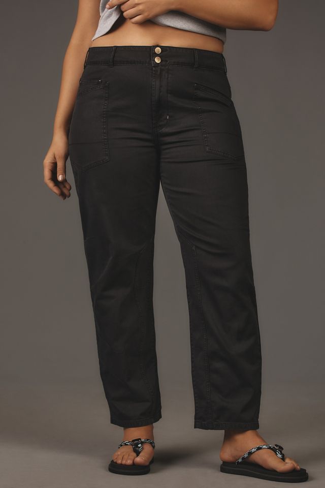 The Wanderer Mid-Rise Relaxed-Leg Pants by Pilcro #6
