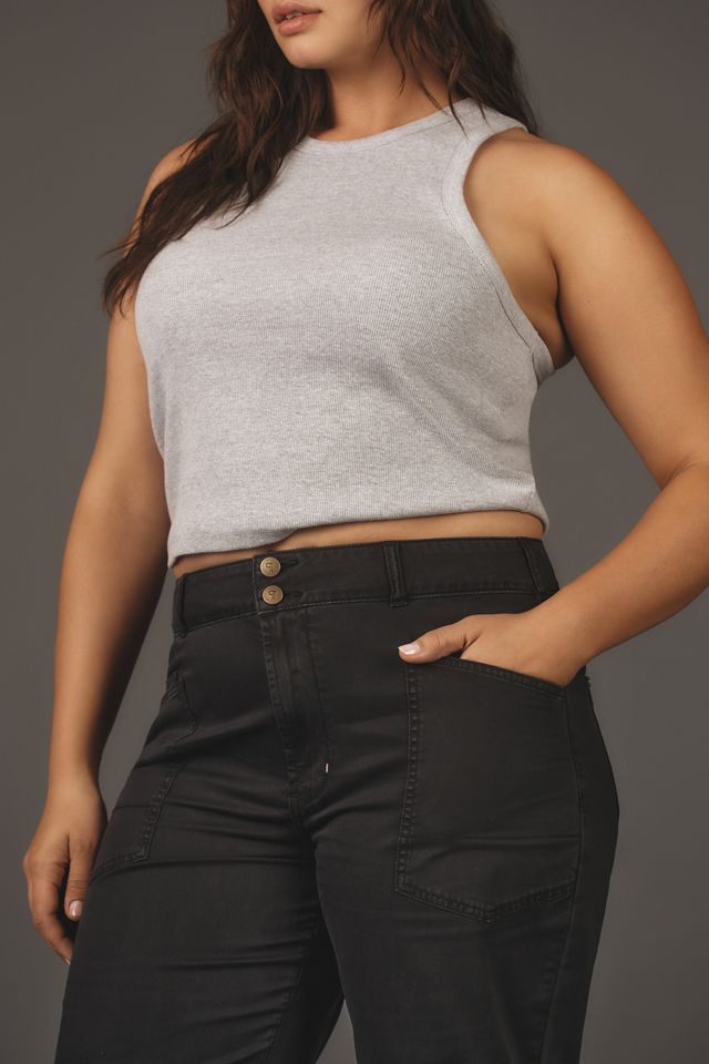 The Wanderer Mid-Rise Relaxed-Leg Pants by Pilcro #8