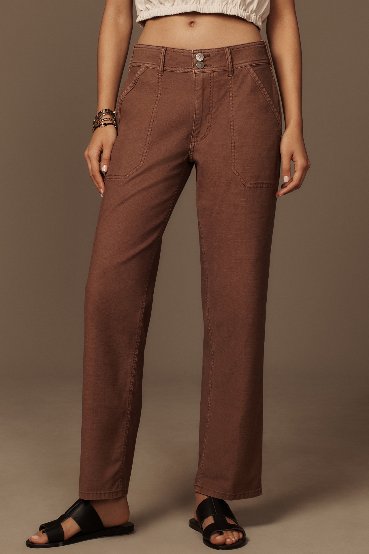 Pilcro Military Boyfriend Trouser Pants