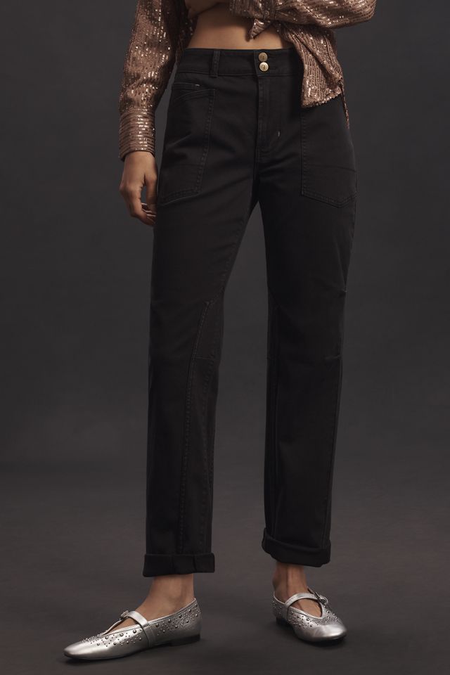 The Wanderer Mid-Rise Relaxed-Leg Pants by Pilcro #1
