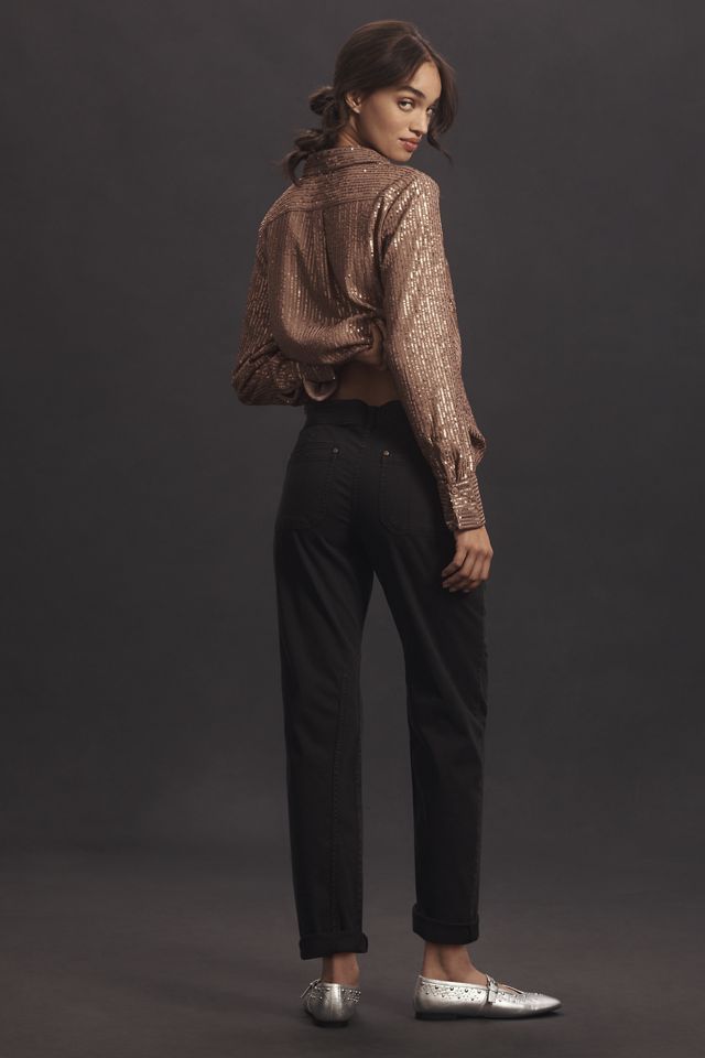The Wanderer Mid-Rise Relaxed-Leg Pants by Pilcro #3