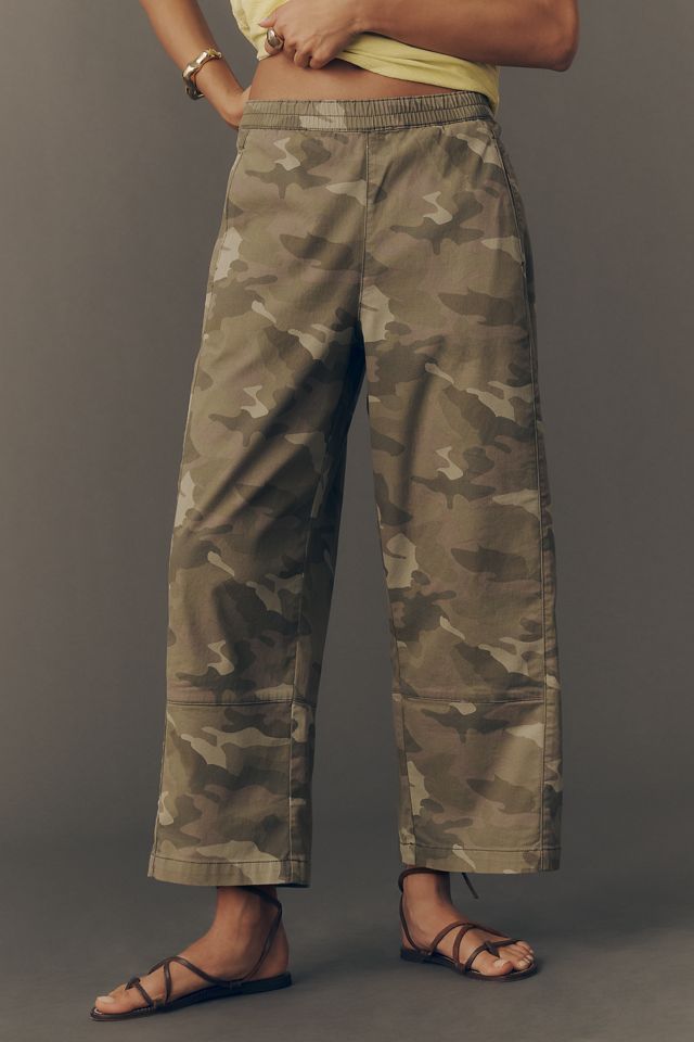 Pilcro Izzie Relaxed Printed Pull-On Barrel Pants #1