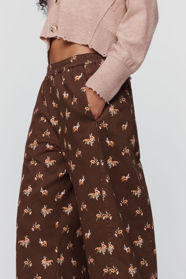 Pilcro Izzie Relaxed Printed Pull-On Barrel Pants #3
