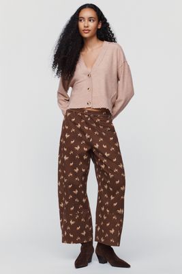 The Leandra Shirred Yoke Blouse by Maeve: Denim Edition