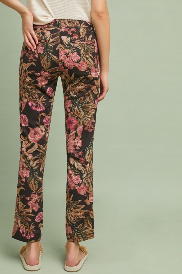 Relaxed Printed Chino Trousers #1