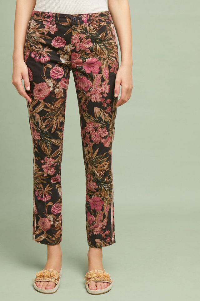 Relaxed Printed Chino Trousers #2