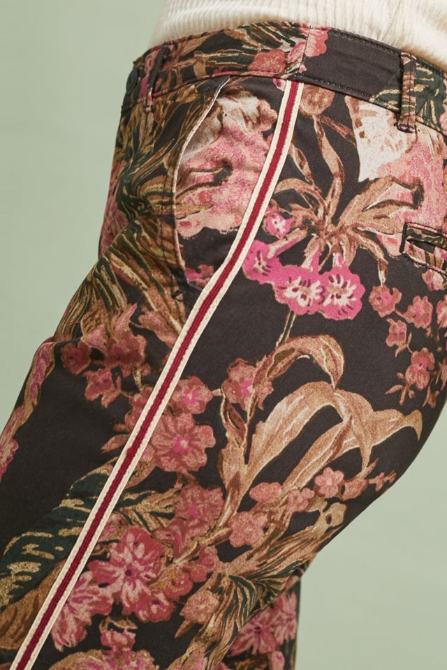 Relaxed Printed Chino Trousers #4