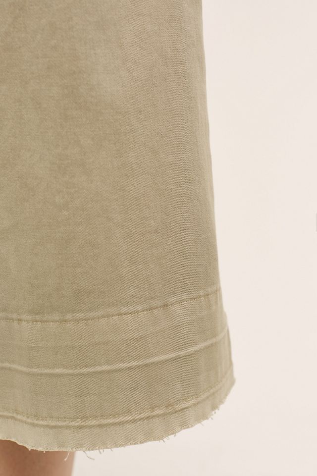 Pilcro Cropped Wide-Leg Chinos #4