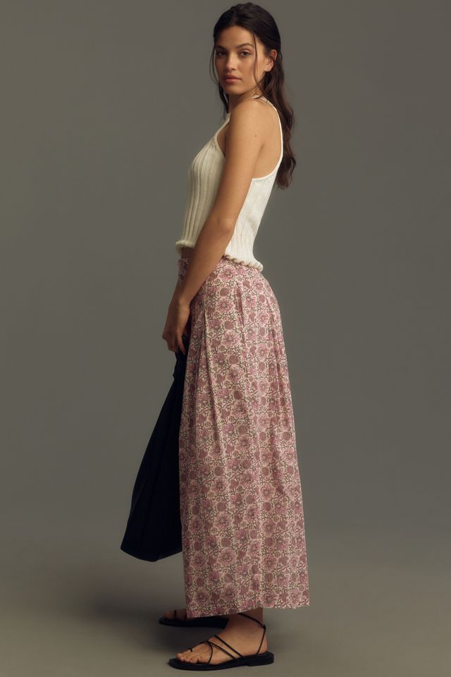 Raga Ria Pleated Wide-Leg Cropped Pant #2