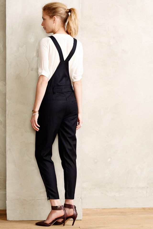 Pinstripe Overalls #1