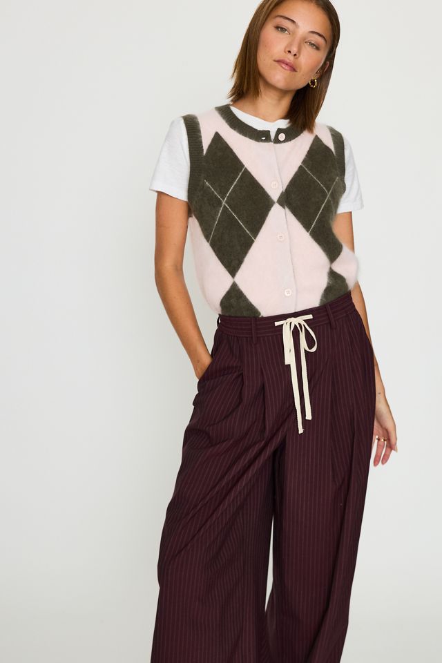 The Avery Wide-Leg Pleated Trousers by Maeve: Drawstring Edition #3