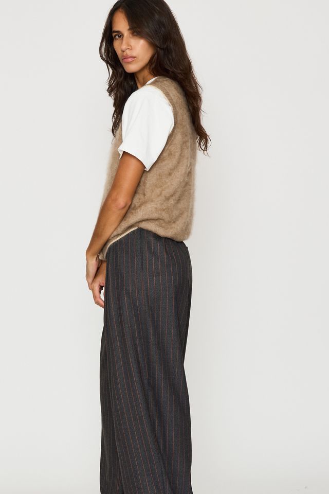 By Anthropologie Gestreifte Maßgeschneiderte Barrel-Hose #3