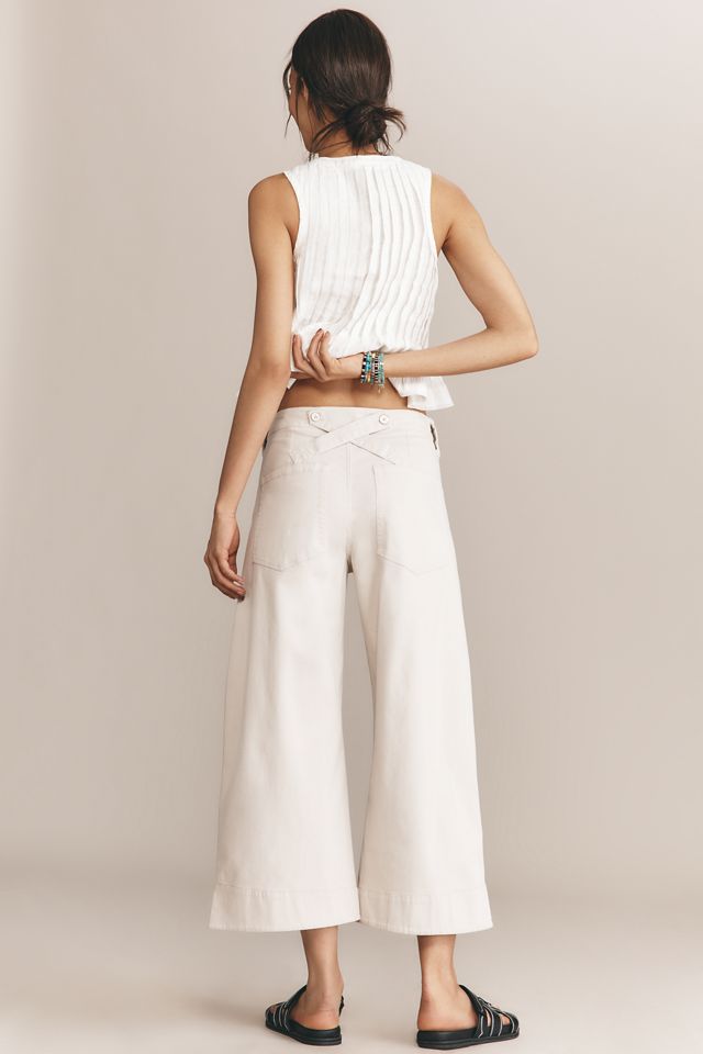 Pantalon charpentier raccourci ample Pilcro #1