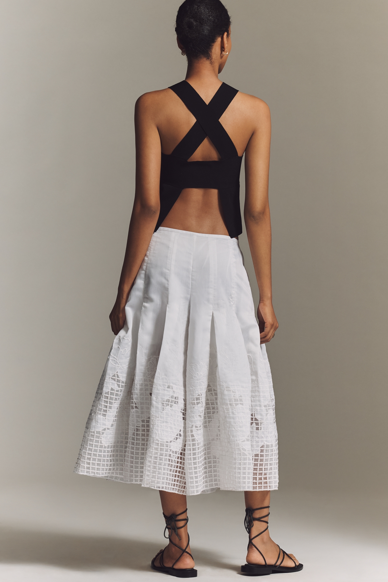 By Anthropologie Sheer Novelty Culottes