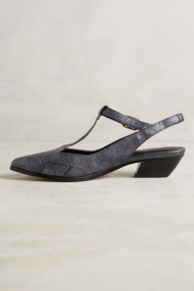 Farylrobin Metallic T-Straps #2