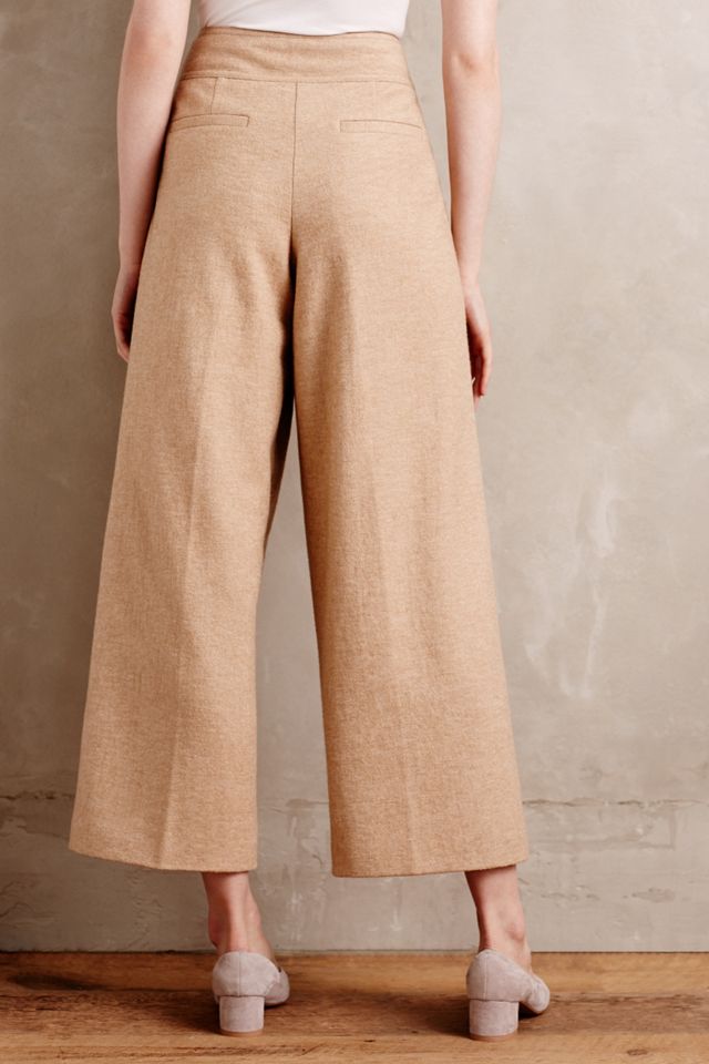 Boiled Wool Wide-Legs #3