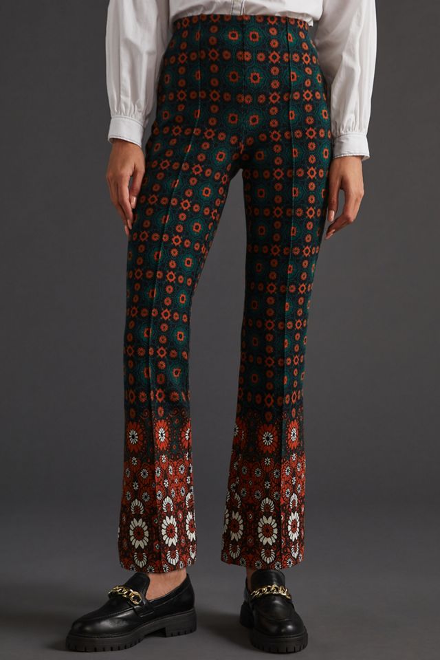 Maeve Knit Kick Flare Pants #1