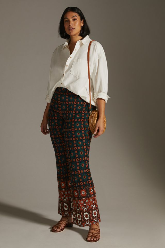 Maeve Knit Kick Flare Pants #4