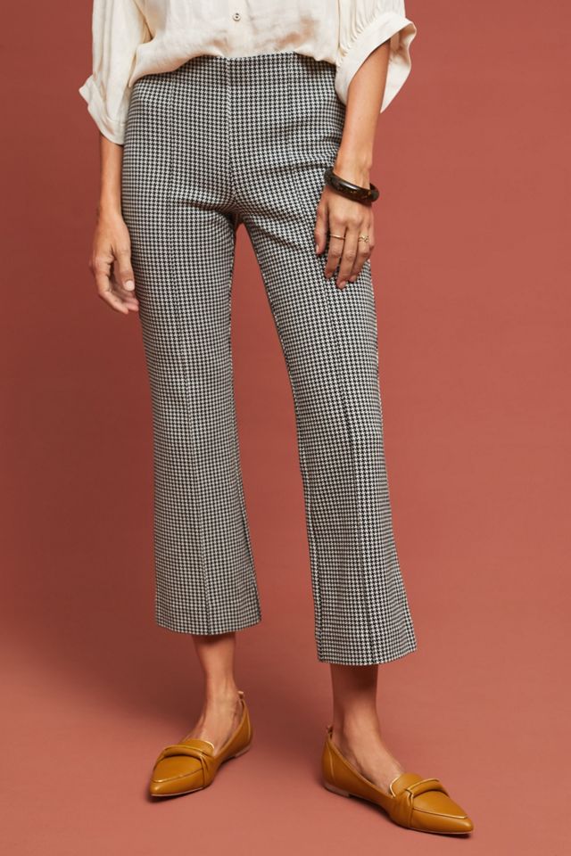 Cropped Houndstooth Pants #2