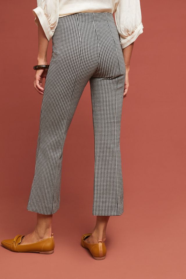 Cropped Houndstooth Pants #4