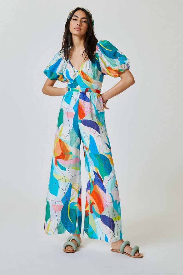 Ranna Gil Mirage Belted Jumpsuit