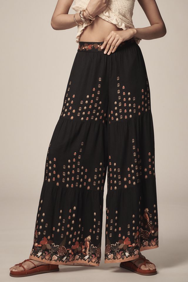 Ranna Gill Tiered Wide-Leg Pants #1