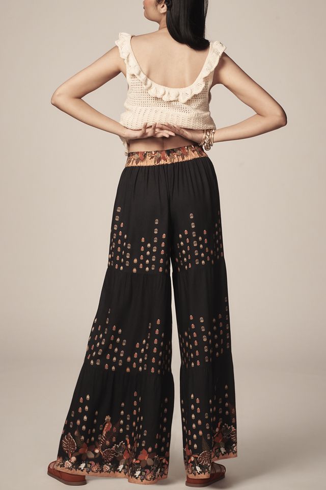 Ranna Gill Tiered Wide-Leg Pants #4