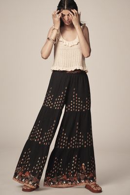 【関税&送料込】Palm Angels Printed Linen Blend Wide-Leg Pan Palm Angels Printed Linen Blend Wide-Leg Pant – LOZURI®