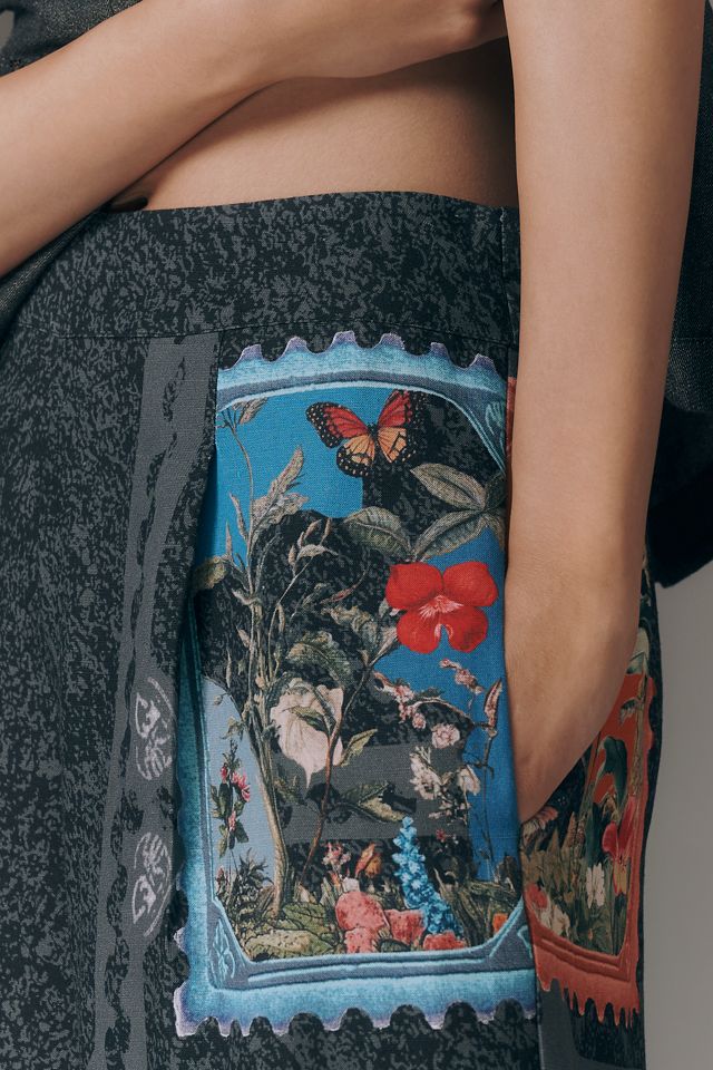 Ranna Gill Floral Printed Wide-Leg Pants #1