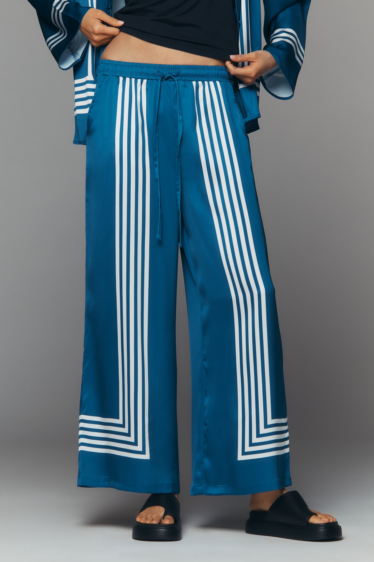 Glamorous Plus Satin Trousers