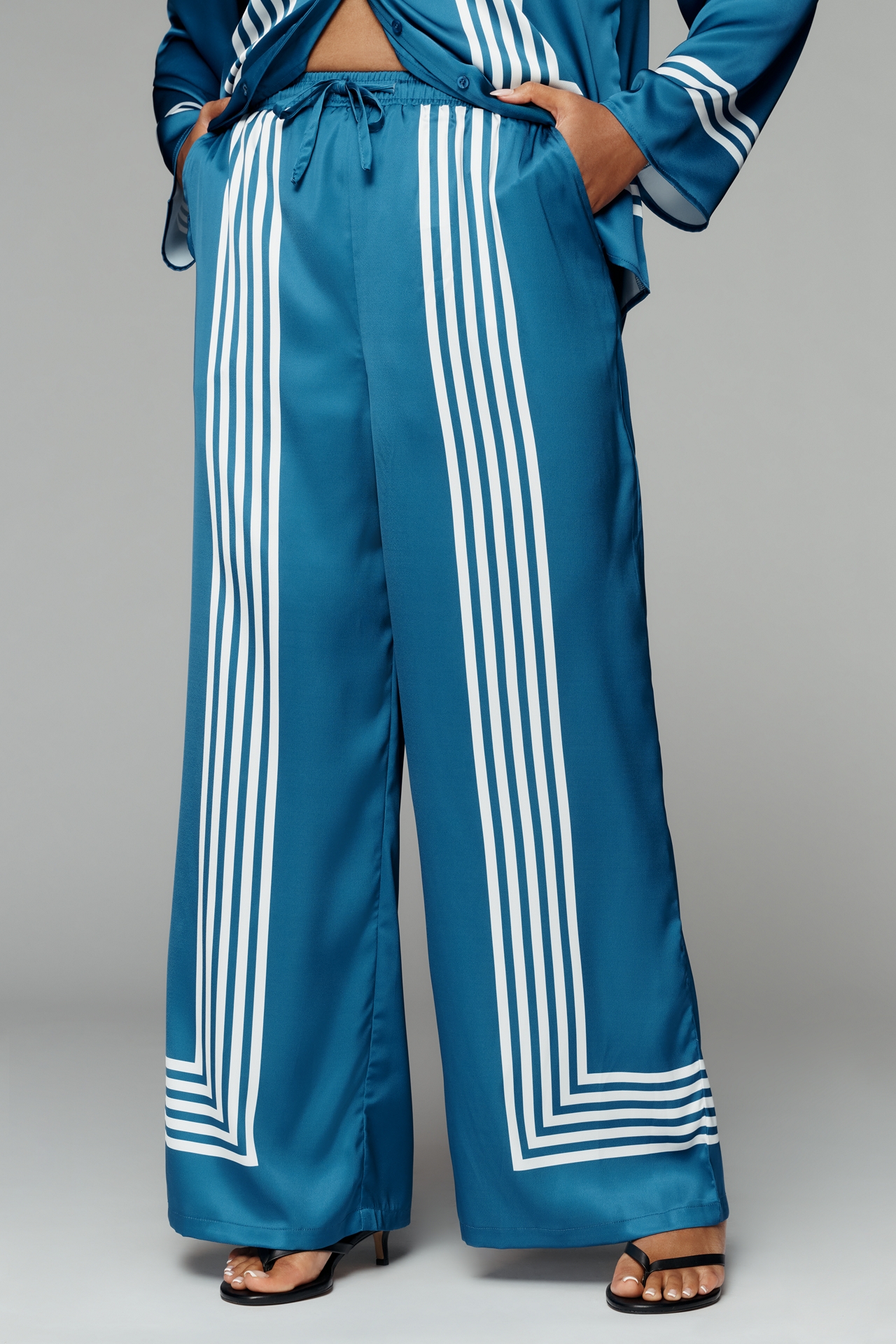 Glamorous Plus Satin Trousers
