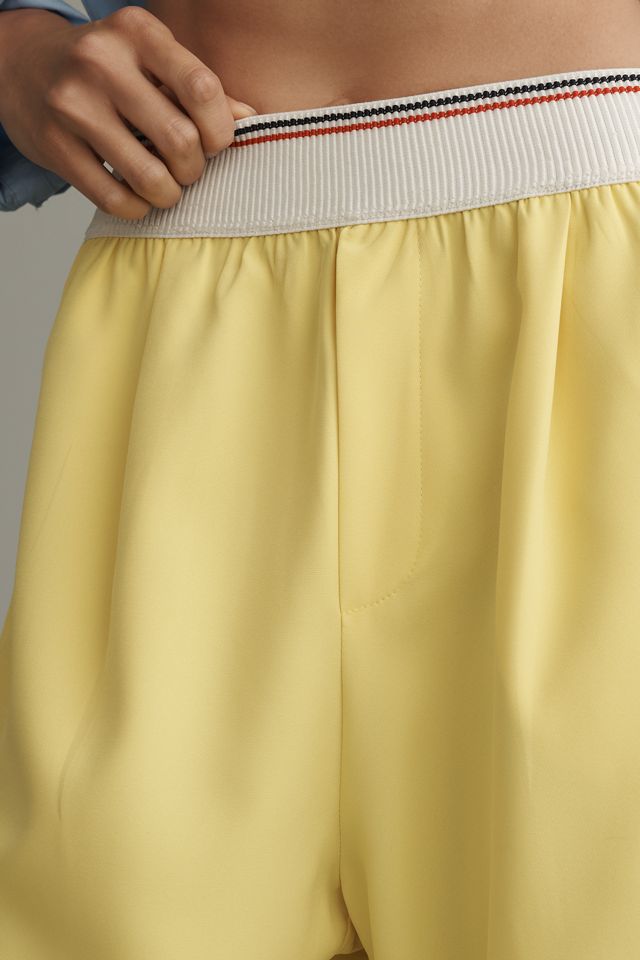 Grey Lab Elastic-Trim Wide-Leg Pants #3