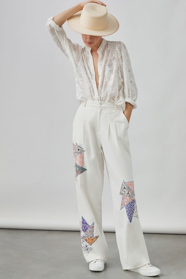 Quilted Patchwork Pants #1