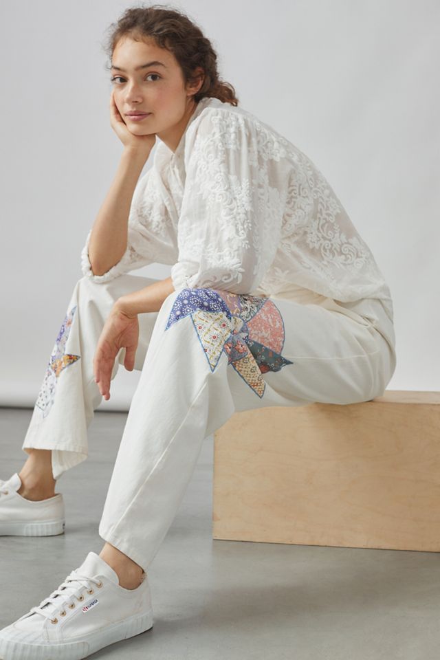 Quilted Patchwork Pants