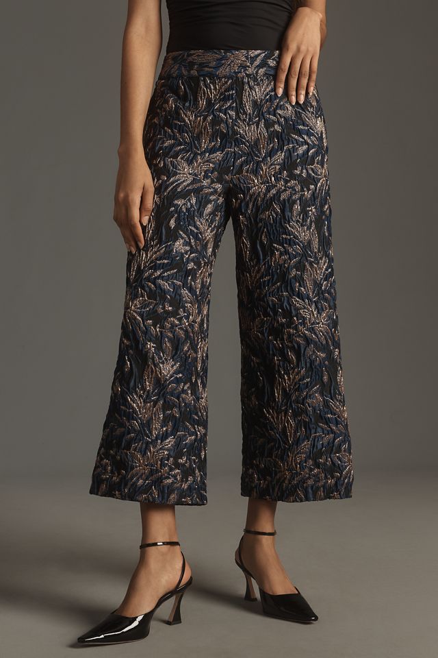 Let Me Be Jackie Jacquard Cropped Pants #1