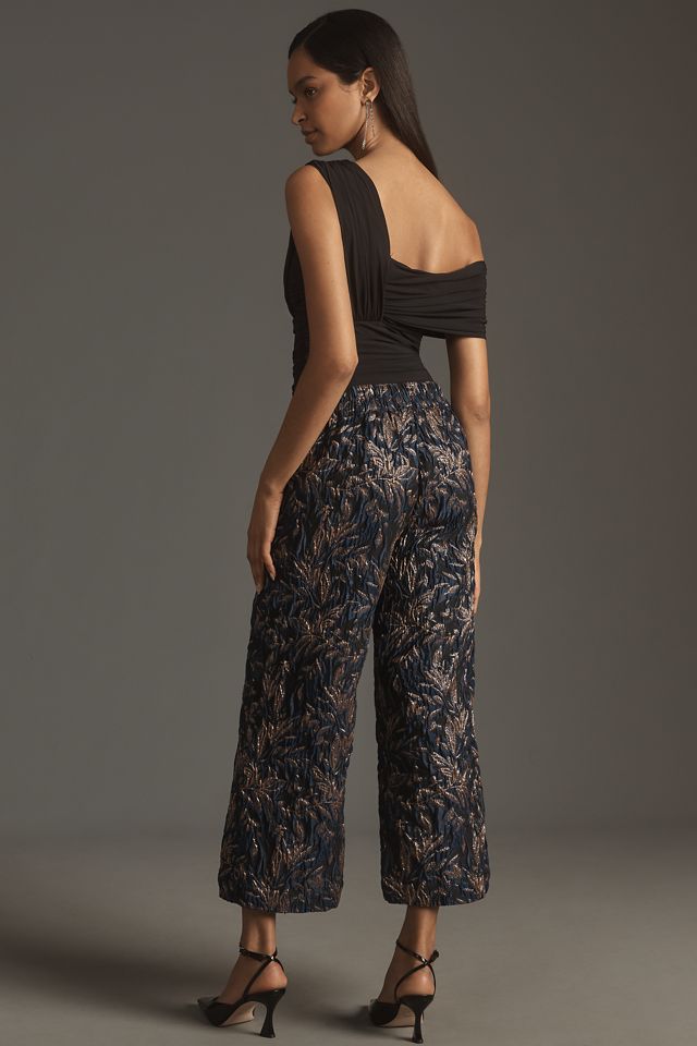 Let Me Be Jackie Jacquard Cropped Pants #3