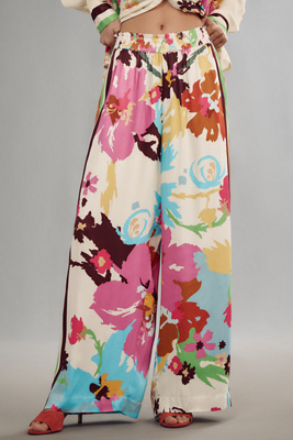 Imara Satin Wide-Leg Pants