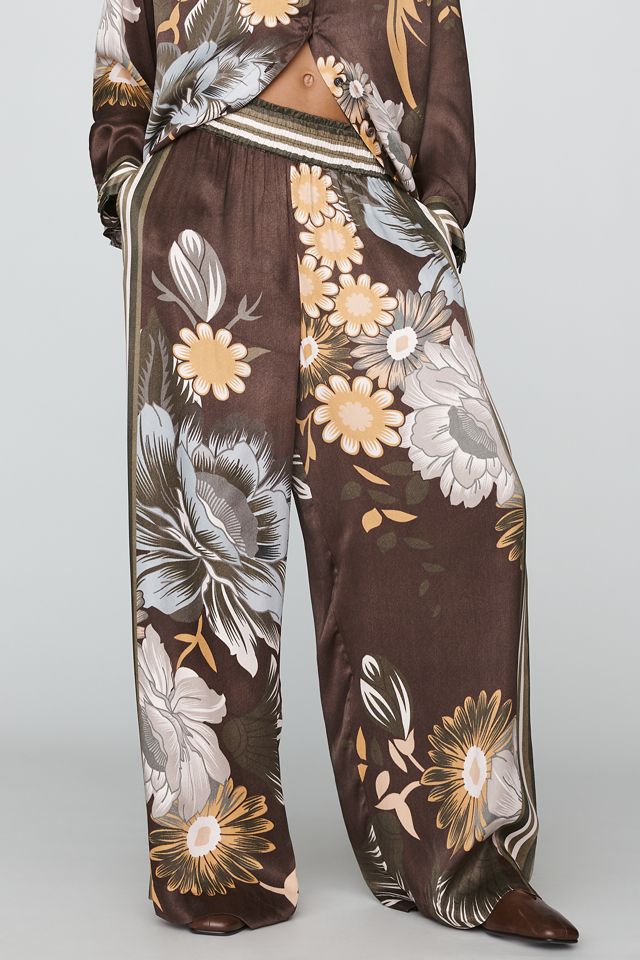 Conditions Apply Imara Satin Wide-Leg Pants #1