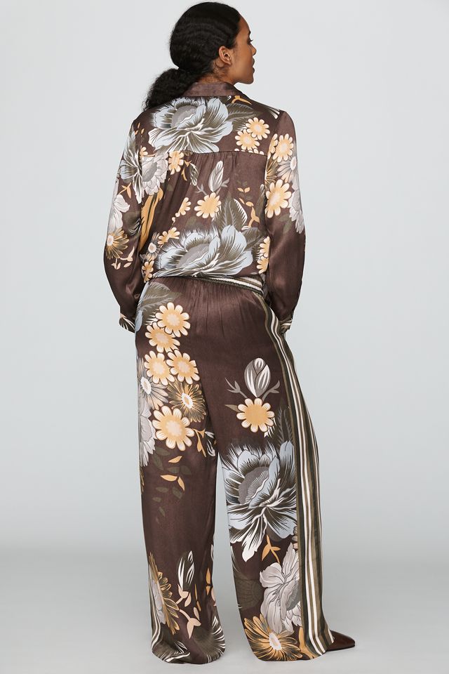 Conditions Apply Imara Satin Wide-Leg Pants #2